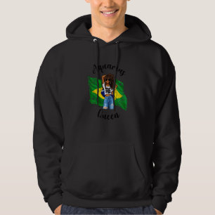 Womens Afro Brazilian Aquarius Queen African Zodia Hoodie