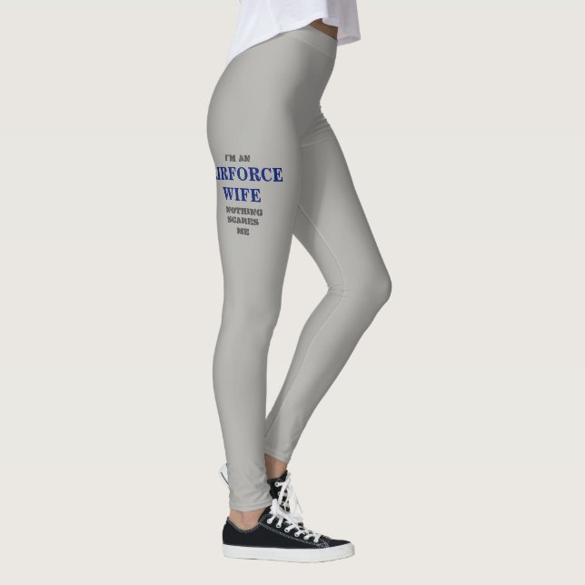 WOMEN'S "AIRFORCE WIFE" SPANDEX LEGGINGS (Right)