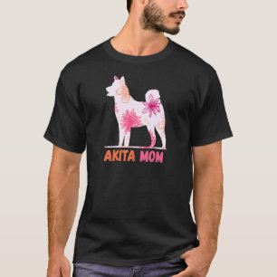 Womens Akita Mum Akita Dog Akita Inu Shiba Inu Ak T-Shirt