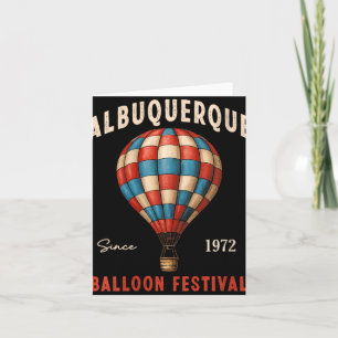Womens Albuquerque Balloon Festival New Mexico Fie Card