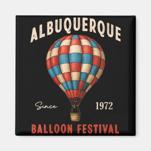 Womens Albuquerque Balloon Festival New Mexico Fie Magnet