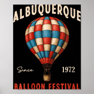 Womens Albuquerque Balloon Festival New Mexico Fie Poster