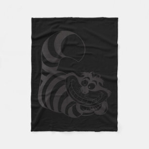 Womens Alice In Wonderland - Cheshire Cat Outline Fleece Blanket