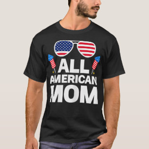 Womens All American Mum American Mum T-Shirt
