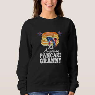 Womens All American Pancake Granny Grandma Women Sweatshirt