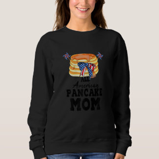 Womens All American Pancake Mom Women 1 Sweatshirt