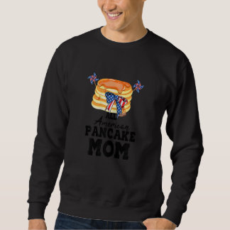 Womens All American Pancake Mom Women 1 Sweatshirt