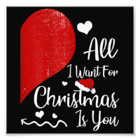 Womens All I Want For Christmas Is You Couples Mat