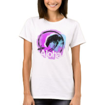 Women's "Aloha Wave" Surf T-Shirt