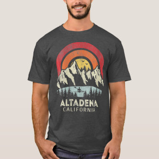 Womens Altadena California Mountain Sunset Sunrise T-Shirt