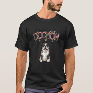 Womens American Dogmom American Bulldog 4 T-Shirt