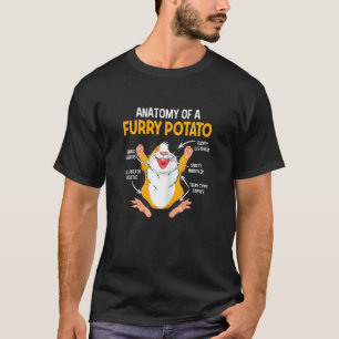 Womens Anatomy Of A Furry Potato Guinea Pig Pet T-Shirt