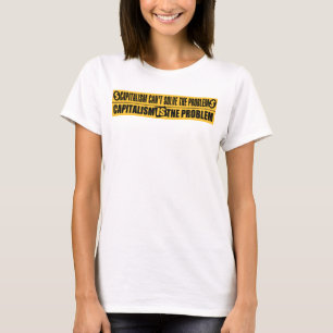 Women's anti-capitalism T-shirt