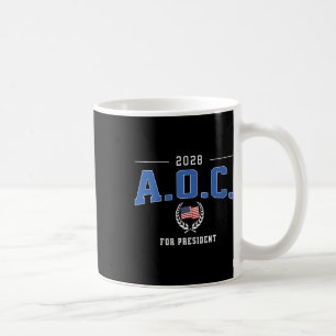 Womens Aoc 2028 For President Alexandria Ocasio-co Coffee Mug