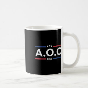 Womens Aoc Alexandria Ocasio Cortez 2028 For Presi Coffee Mug