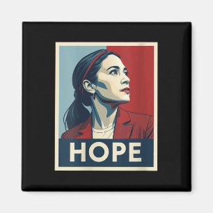 Womens Aoc Alexandria Ocasio Cortez 2028 For Presi Magnet