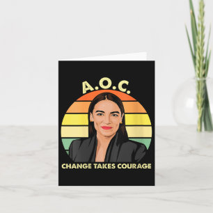 Womens Aoc Alexandria Ocasio-cortez First Female P Card