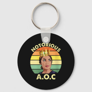 Womens Aoc Alexandria Ocasio-cortez First Female P Key Ring