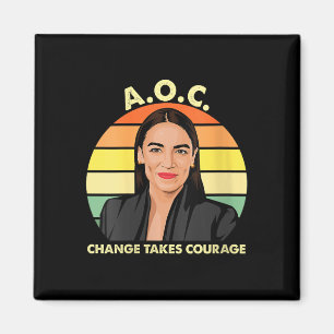 Womens Aoc Alexandria Ocasio-cortez First Female P Magnet