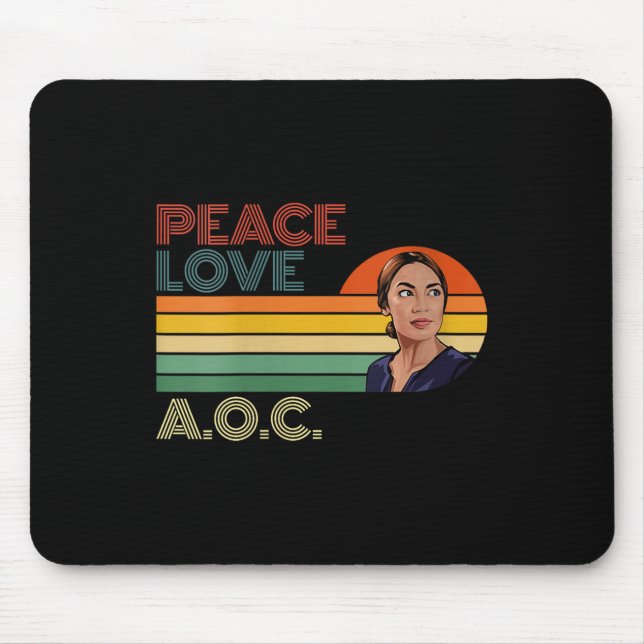 Womens Aoc Alexandria Ocasio-cortez First Female P Mouse Pad (Front)