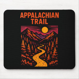 Womens Appalachian Trail Hiking Adventure Retro Me Mouse Pad