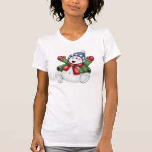 Women's Apparel Fine Jersey Short Sleeve/Snowman T-Shirt