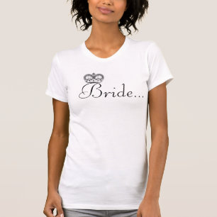 Women's Apparel Fine Jersey T-Shirt/Crown Bride T-Shirt