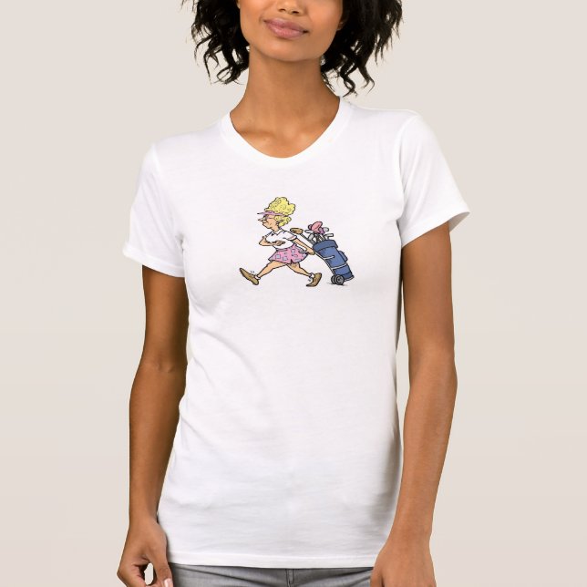 Women's Apparel Fine Jersey T-Shirt/Golfer T-Shirt (Front)