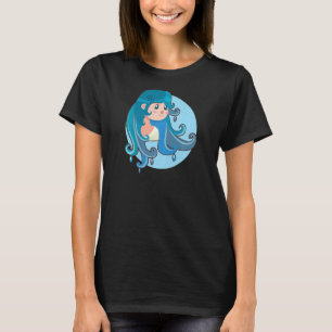 Womens Aquarius Astrology For Her Horoscope Zodiac T-Shirt