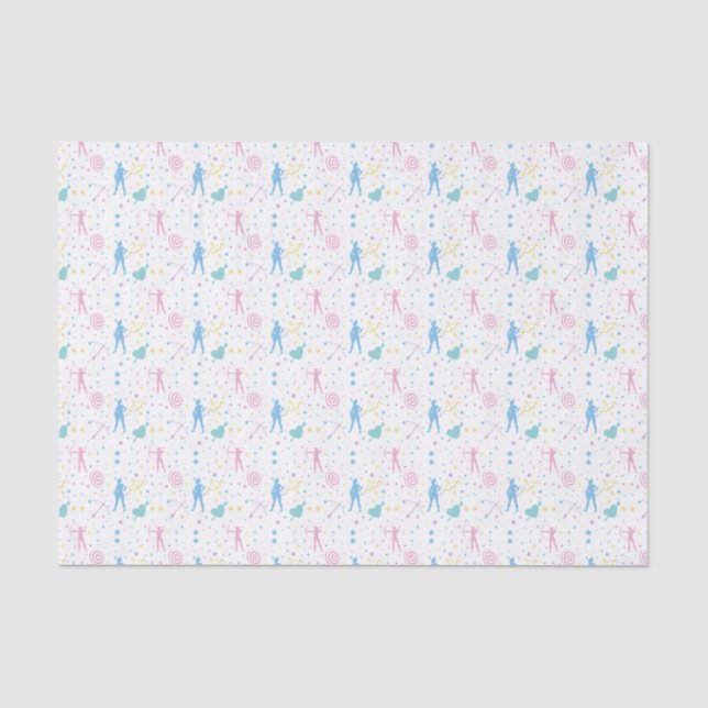 Women's Archery - Archer Bow Arrow Tissue Paper (Front)