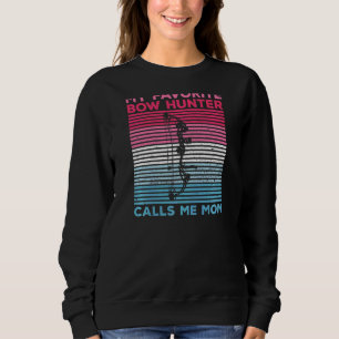 Womens Archery For A Mum Of A Bow Archer Sweatshirt