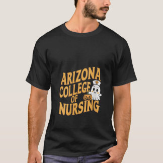 Womens Arizona College Of Nursing Halloween Nurse  T-Shirt