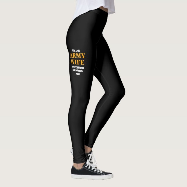 WOMEN'S "ARMY WIFE" SPANDEX LEGGINGS (Right)