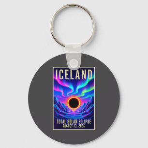 Women's Art Solar Eclipse 2026 Totality 12th Augus Key Ring