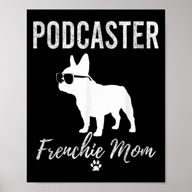 Womens Aster Frenchie Mum Shirt Funny Dog Lover Gi Poster (Front)