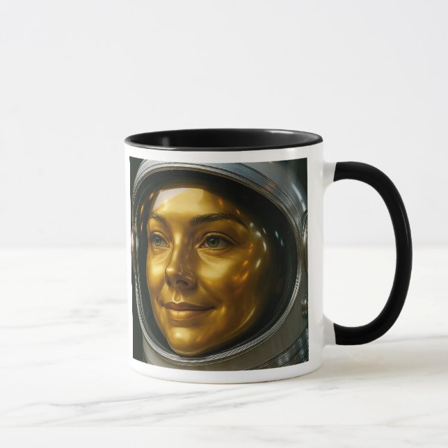Women's Astronaut Face Mug (Right)