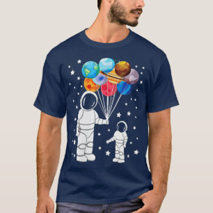 Womens Astronaut Spaceman Funny Space Dwarf Solar  T-Shirt