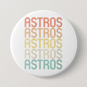 Womens Astros 7.5 Cm Round Badge