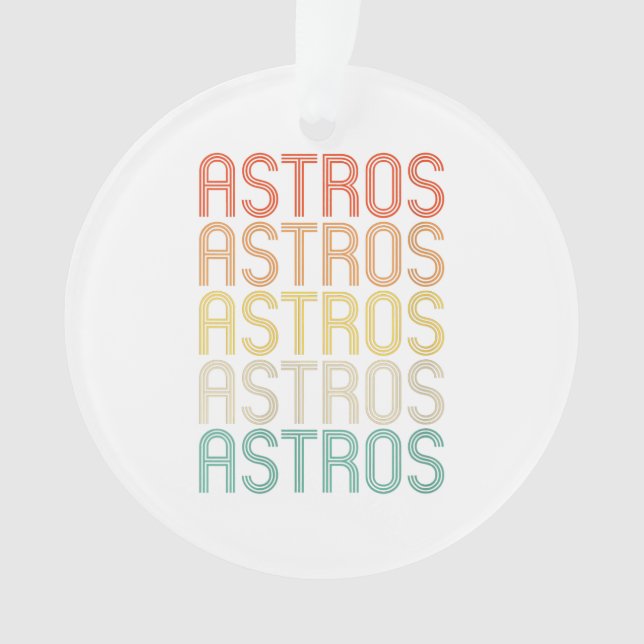 Womens Astros  Ornament (Front)
