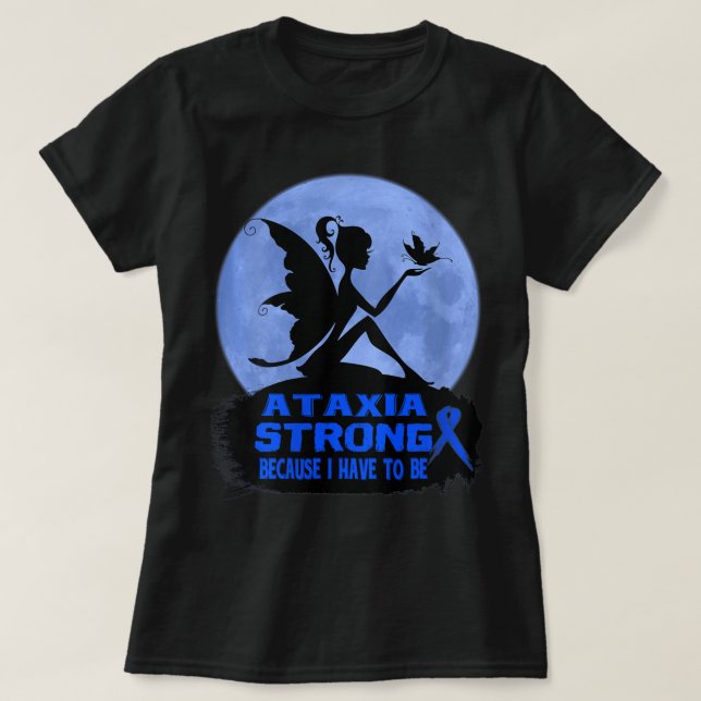 Womens Ataxia Awareness V-Neck T-Shirt173  T-Shirt (Design Front)