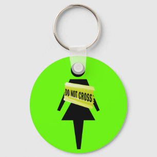 Women's attitude funny image keyring