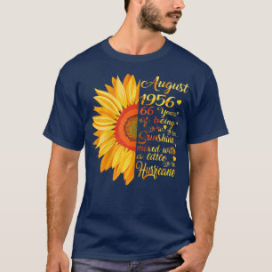 Womens August Girls 1956 Birthday Gift 66 Years Ol T-Shirt