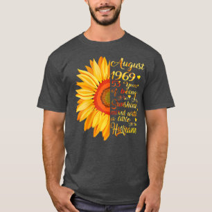 Womens August Girls 1969 Birthday Gift 53 Years Ol T-Shirt