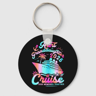 Womens Aunt Granddaughter Cruise 2026 Memories Key Ring