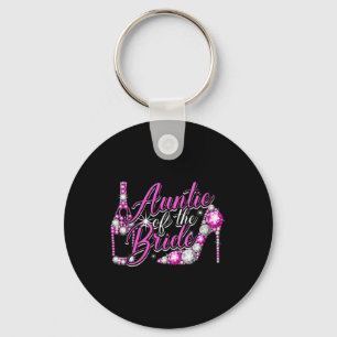 Womens Auntie Of The Bride - Groom And Bride Beaut Key Ring