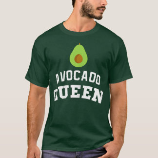 Womens Avocado queen tee for girls and women