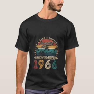 Womens Awesome Since November 1966 59 Years Old 59 T-Shirt