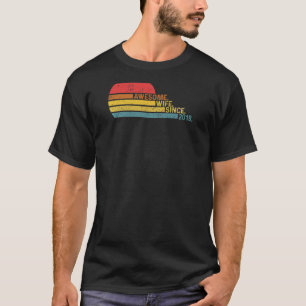 Womens Awesome Wife since 2019 Wedding Anniversary T-Shirt