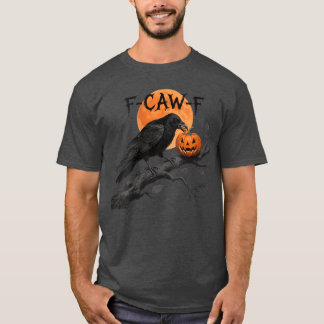 Womens awF Crow Bird Raven Gothic Cawing Grunge Sc T-Shirt