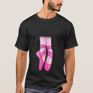 Womens Ballet Dancer Pointe Toe Shoe For Ballerin T-Shirt
